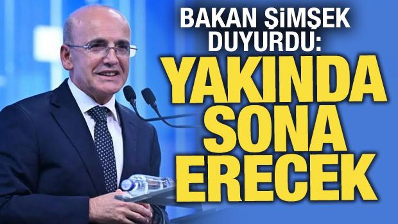 Bakan Şimşek: Yakında KKM uygulaması sona erecek