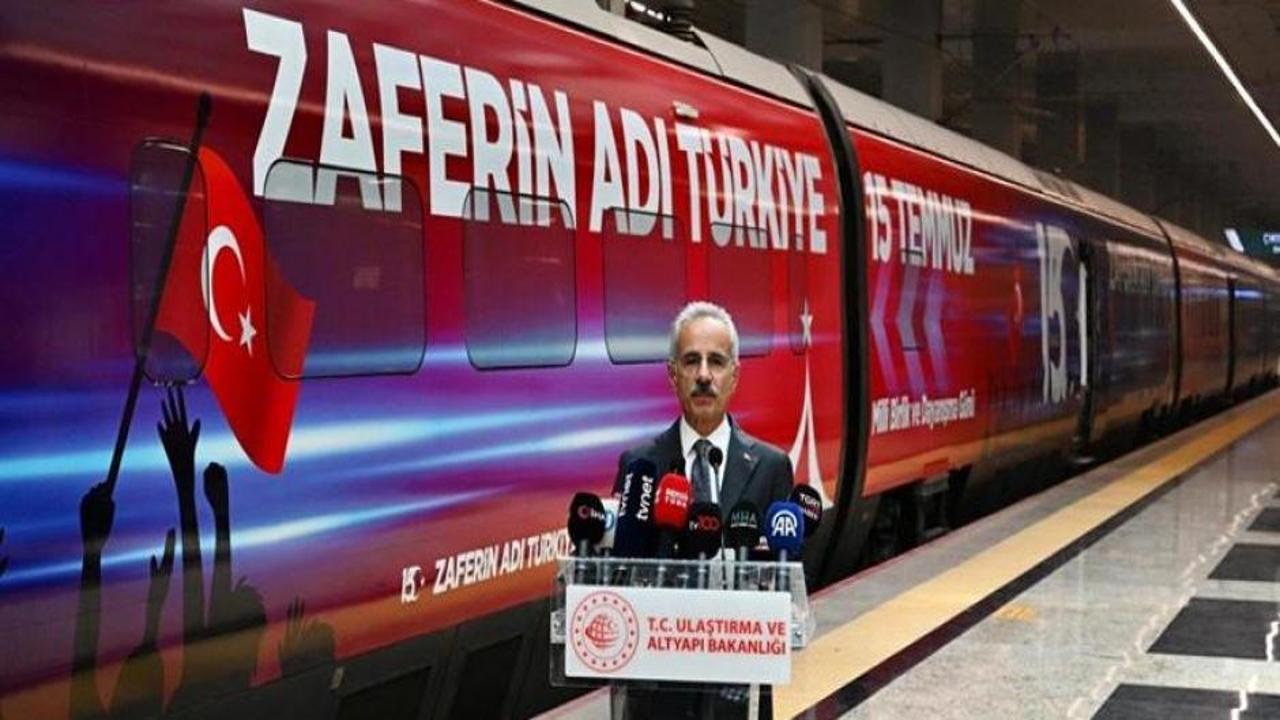 15 Temmuz Demokrasi ve Milli Birlik treni bir kez daha raylarda…