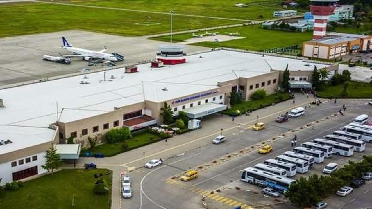 Samsun Çarşamba Havalimanı yılın ilk 6 ayında 718 bin 398 yolcuya hizmet verdi