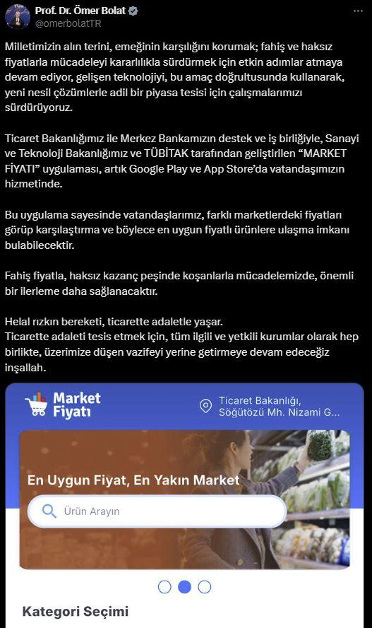 Büyük kolaylık sağlayacak: Market Fiyatı uygulaması Google Play ve App Store'da!