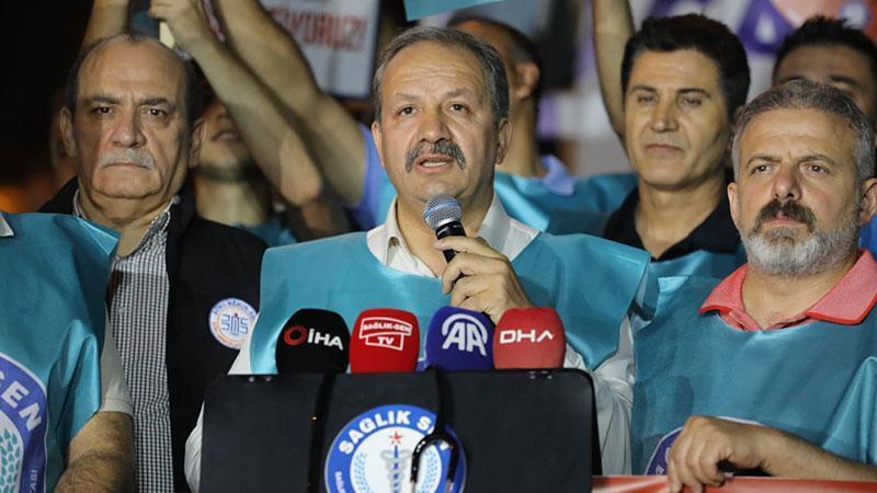 Sağlık-Sen’den 81 ilde ‘112’ dakikalık oturma eylemi