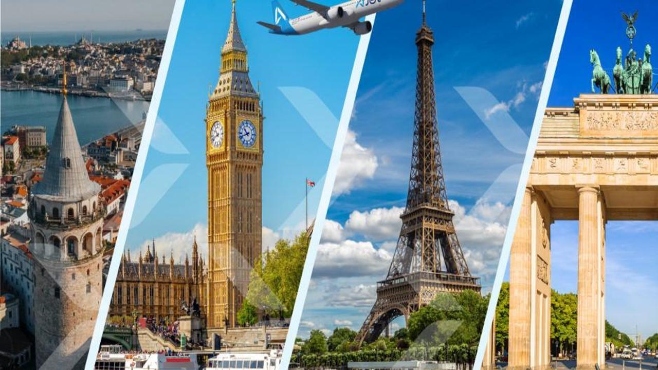 AJet’ten 9 dolara Avrupa ve Balkanlar seyahati!