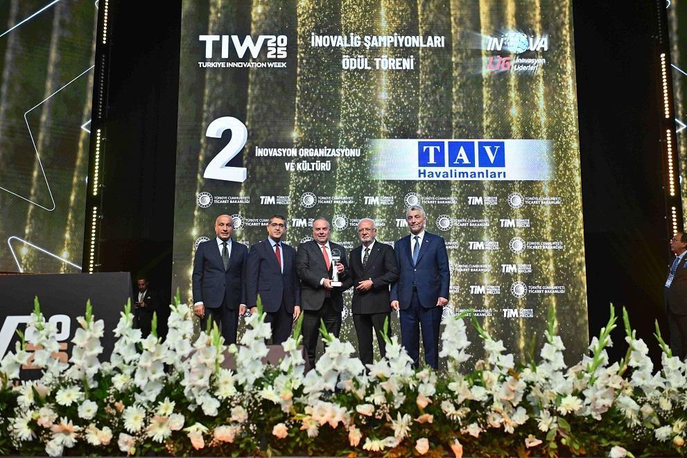 TAV Havalimanları, İnovaLİG’de ödüle layık görüldü