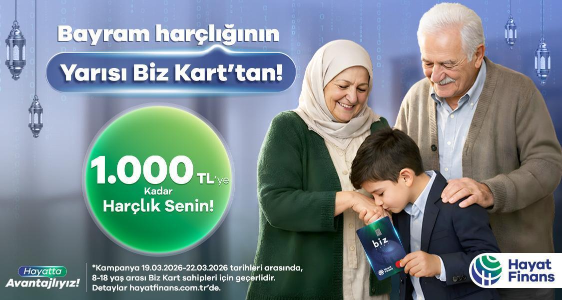 Hayat Finans’tan bayrama özel ‘Biz Kart’ kampanyası