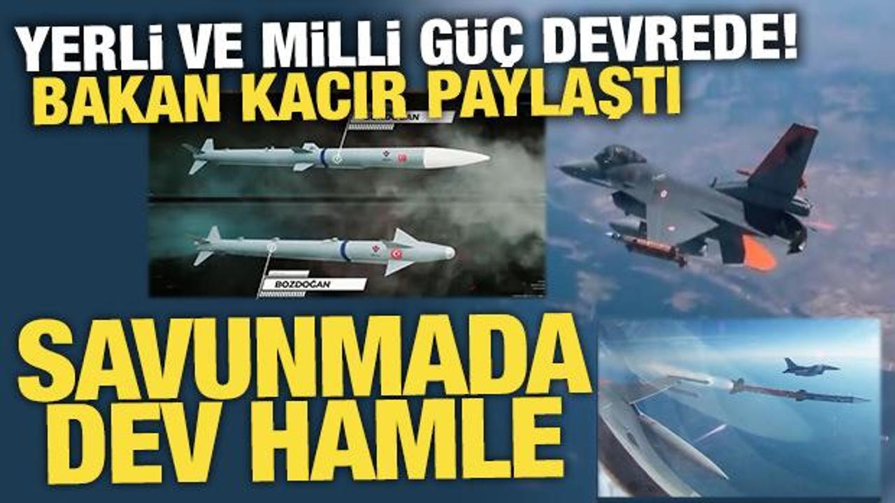 Bakan Kacır paylaştı! GÖKDOĞAN ve BOZDOĞAN’dan kritik başarı