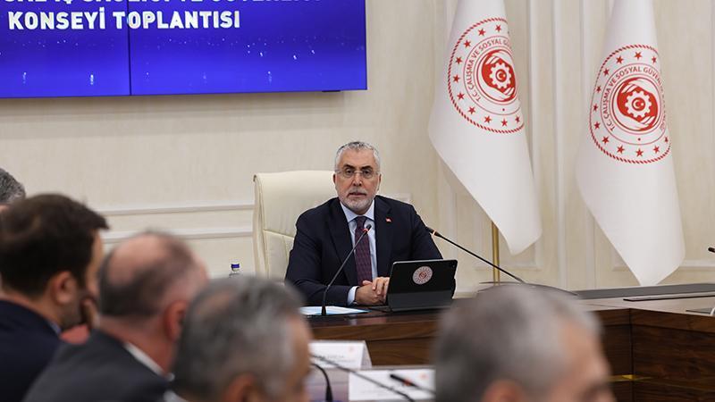Bakan Işıkhan, 30’uncu Ulusal İş Sağlığı ve Güvenliği Konseyi Toplantısı’na başkanlık etti