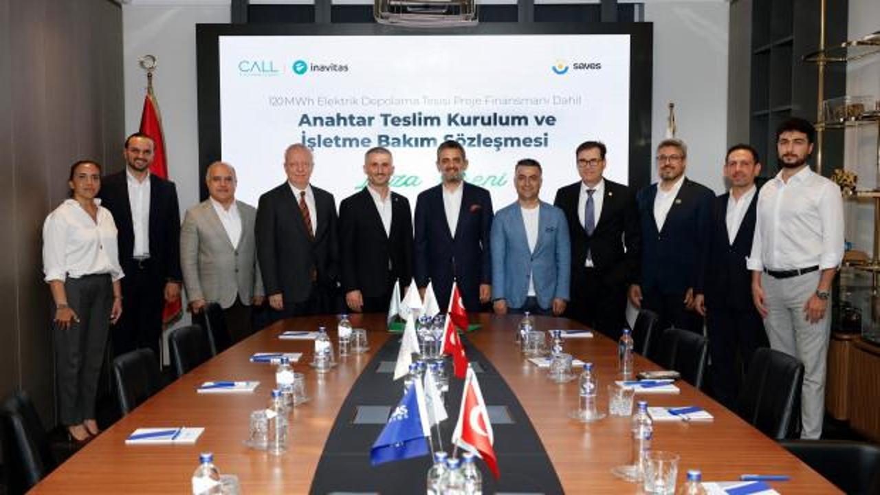 Türkiye’nin ilk Yap-İşlet-Devret enerji depolama projesi için imzalar atıldı