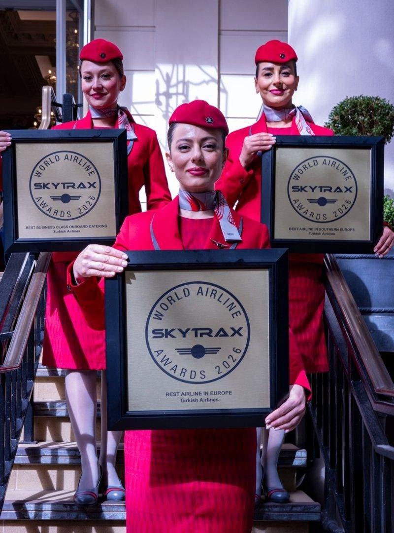 THY 11. kez Avrupa'nın en iyisi oldu! Skytrax'tan tam 8 ödül geldi