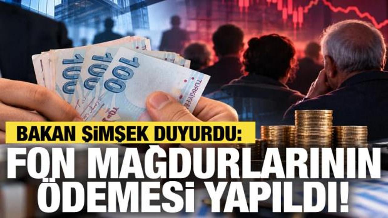 Bakan Şimşek duyurdu: 43 bin fon yatırımcısının paraları yatırıldı